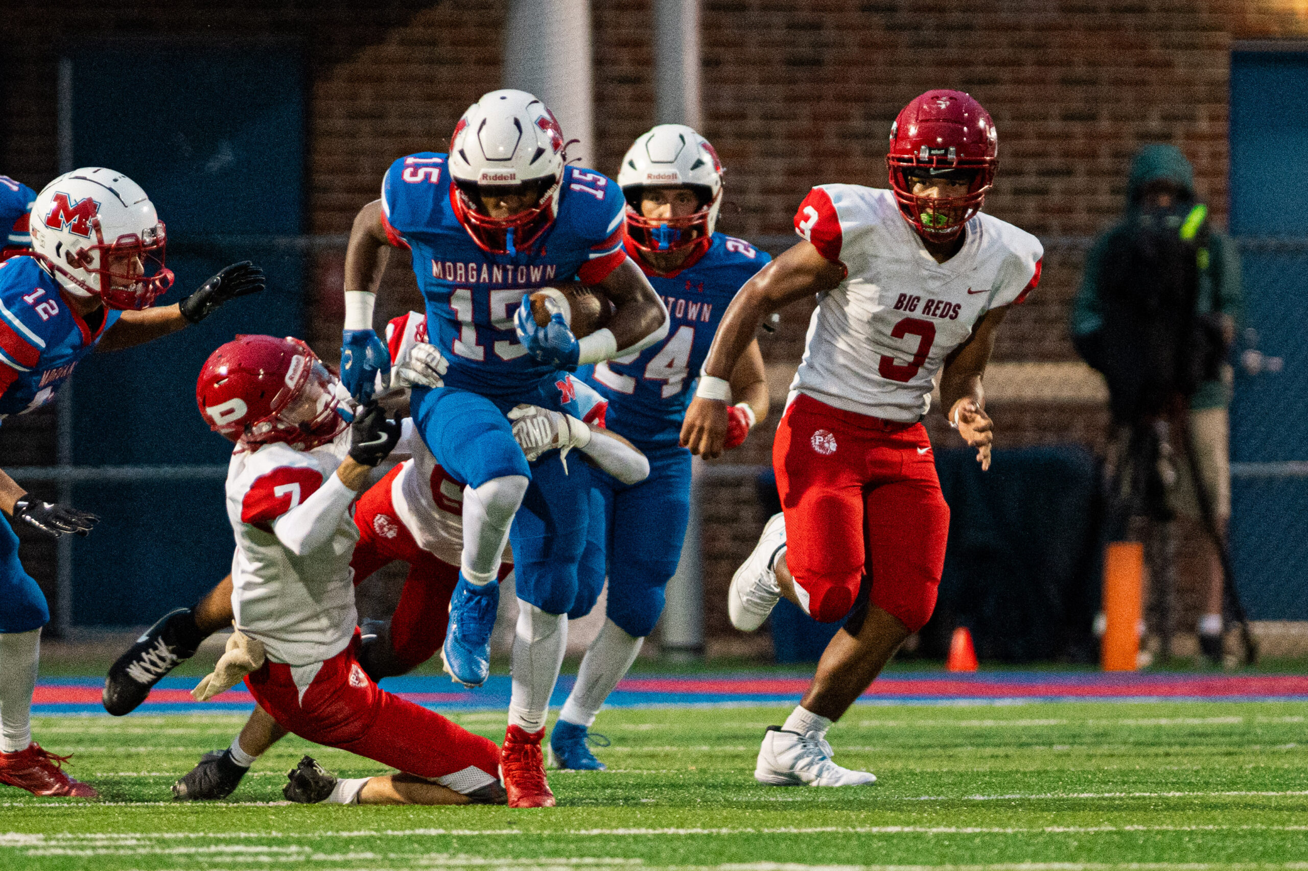 Morgantown settles in to overrun Parkersburg 44-7 in 2025 WVSSAC Kickoff Game